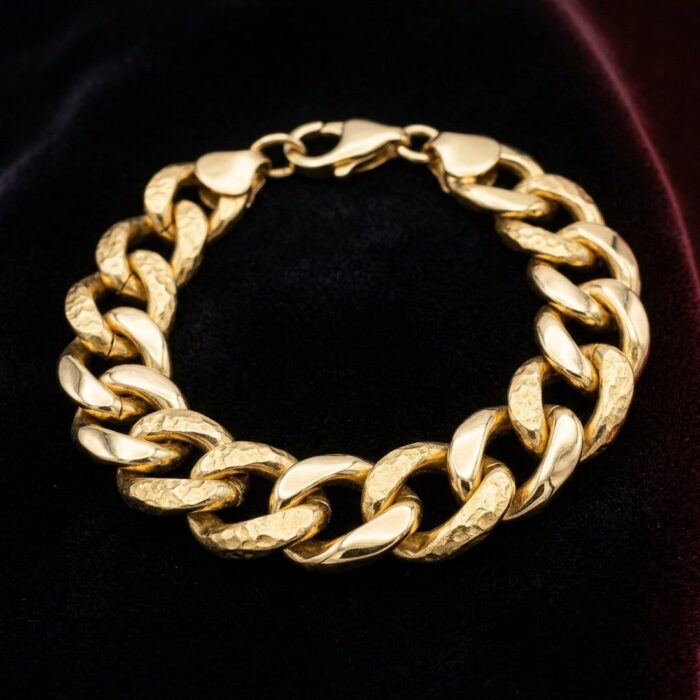 22K Gold Men's Link Bracelet — Chauhaan Jewellers