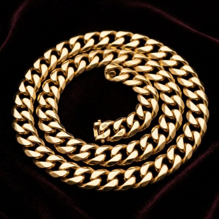 22K Gold Men's Curb Chain — Chauhaan Jewellers