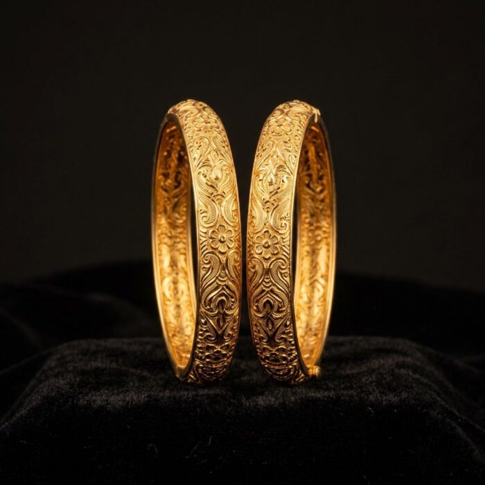 22K Gold Bangles (Pair) — Chauhaan Jewellers